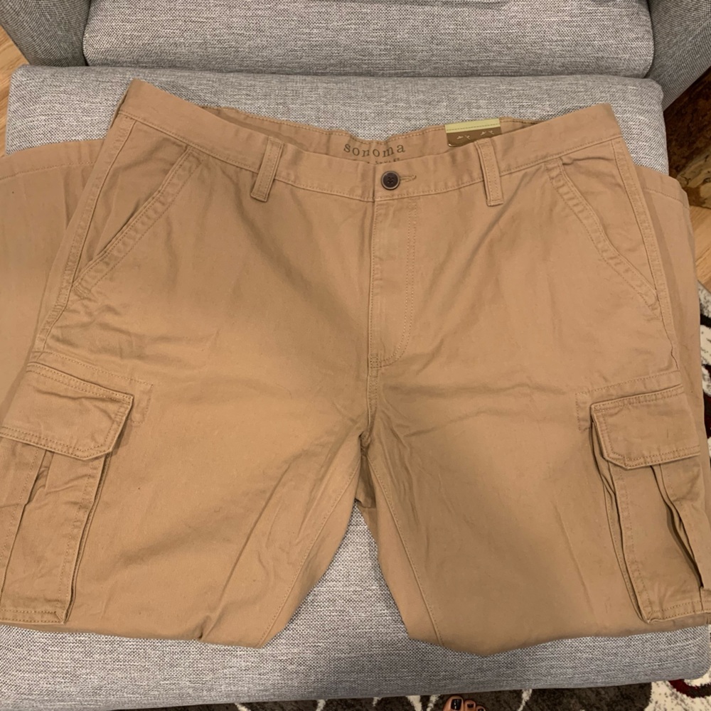 NWT Sonoma Mens Cargo Pants 42/30